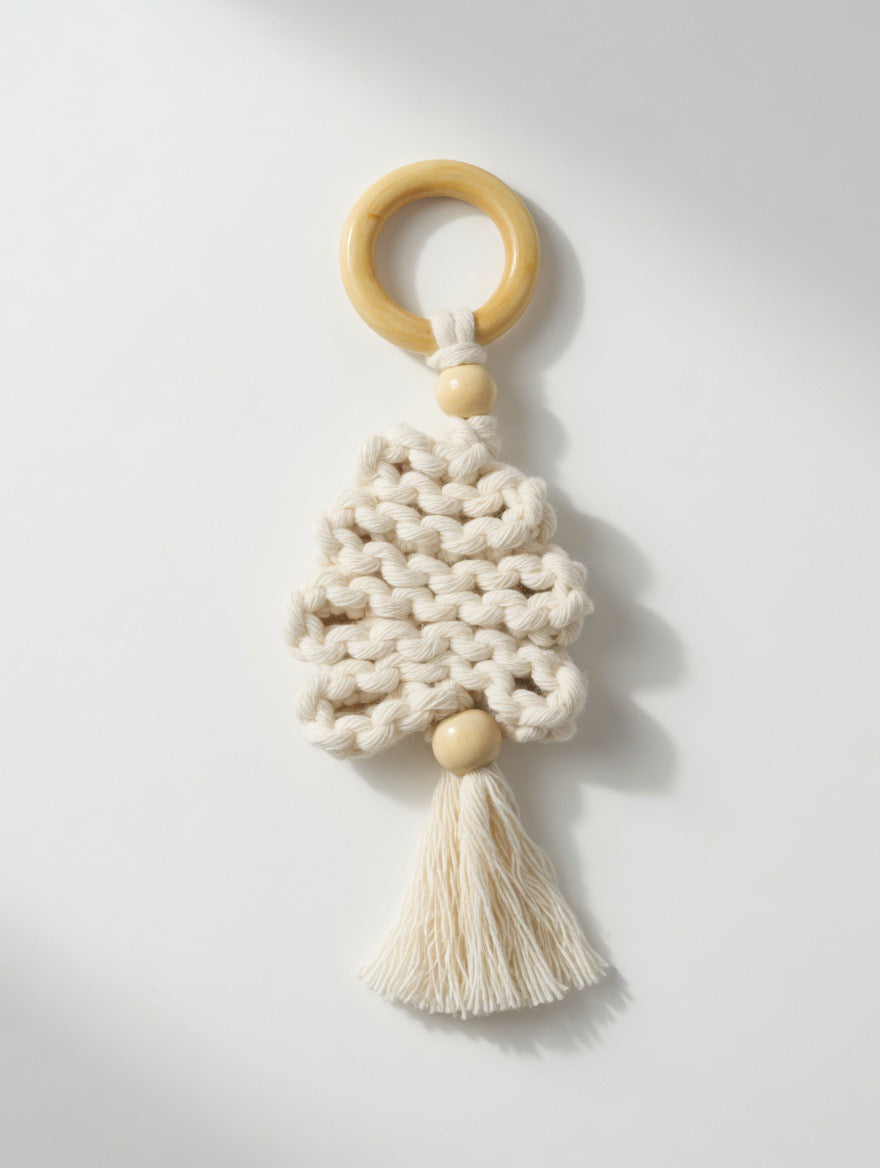 Servilletero Árbol Beige Macramé
