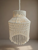 Lámpara Macramé cilindro