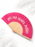 Abanico Yo no sudo, brillo