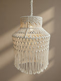 Lámpara Macramé cilindro