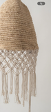 Lámpara Macramé y Fique